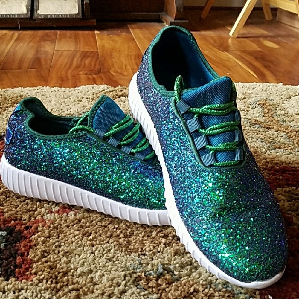 Mermaid Glitter Sneakers